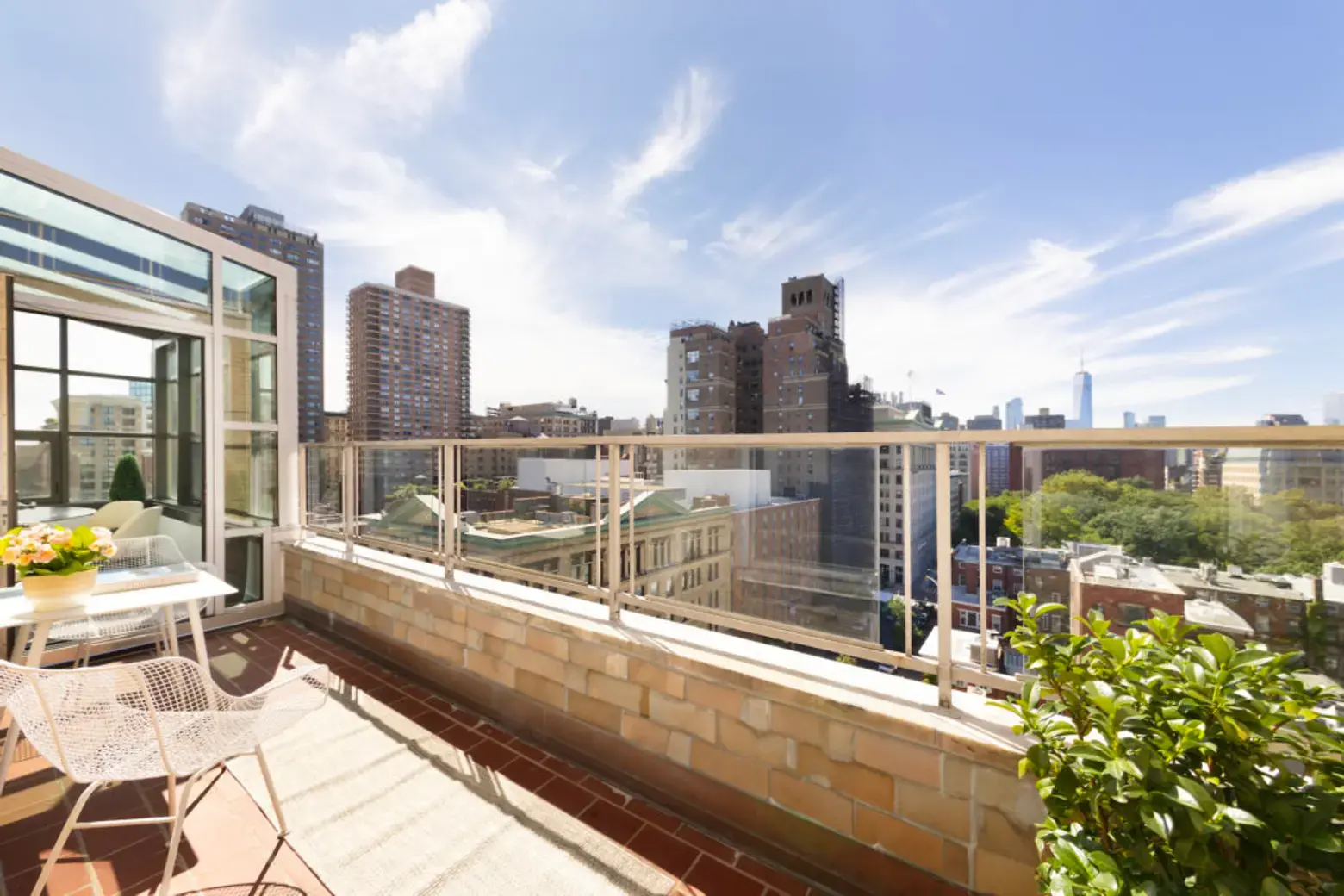 Spacious Garden View Apartments with Balconies