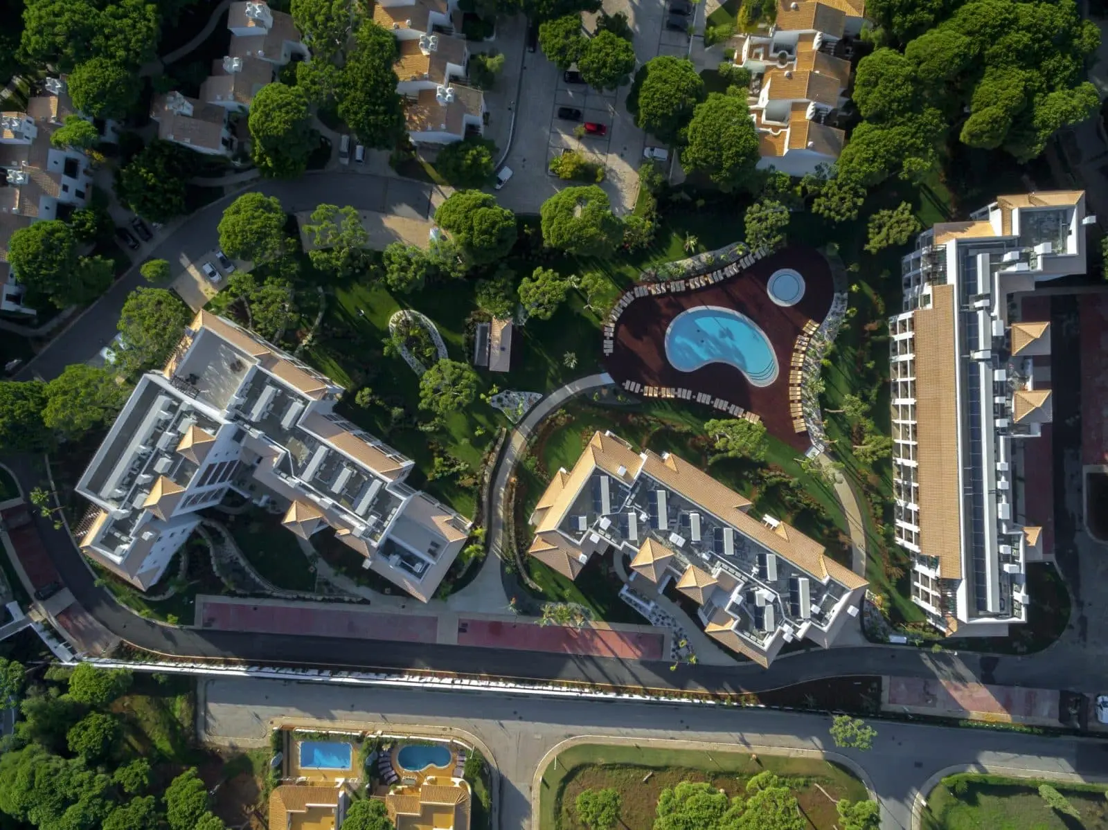Spacious Garden View Apartments with Balconies