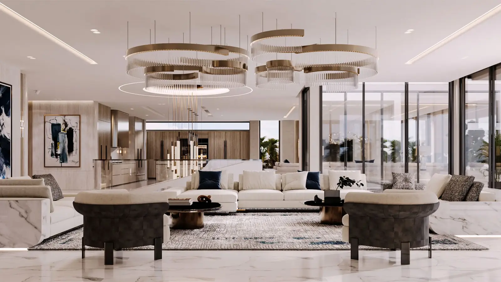 Contemporary Design Villa with Spacious Interiors