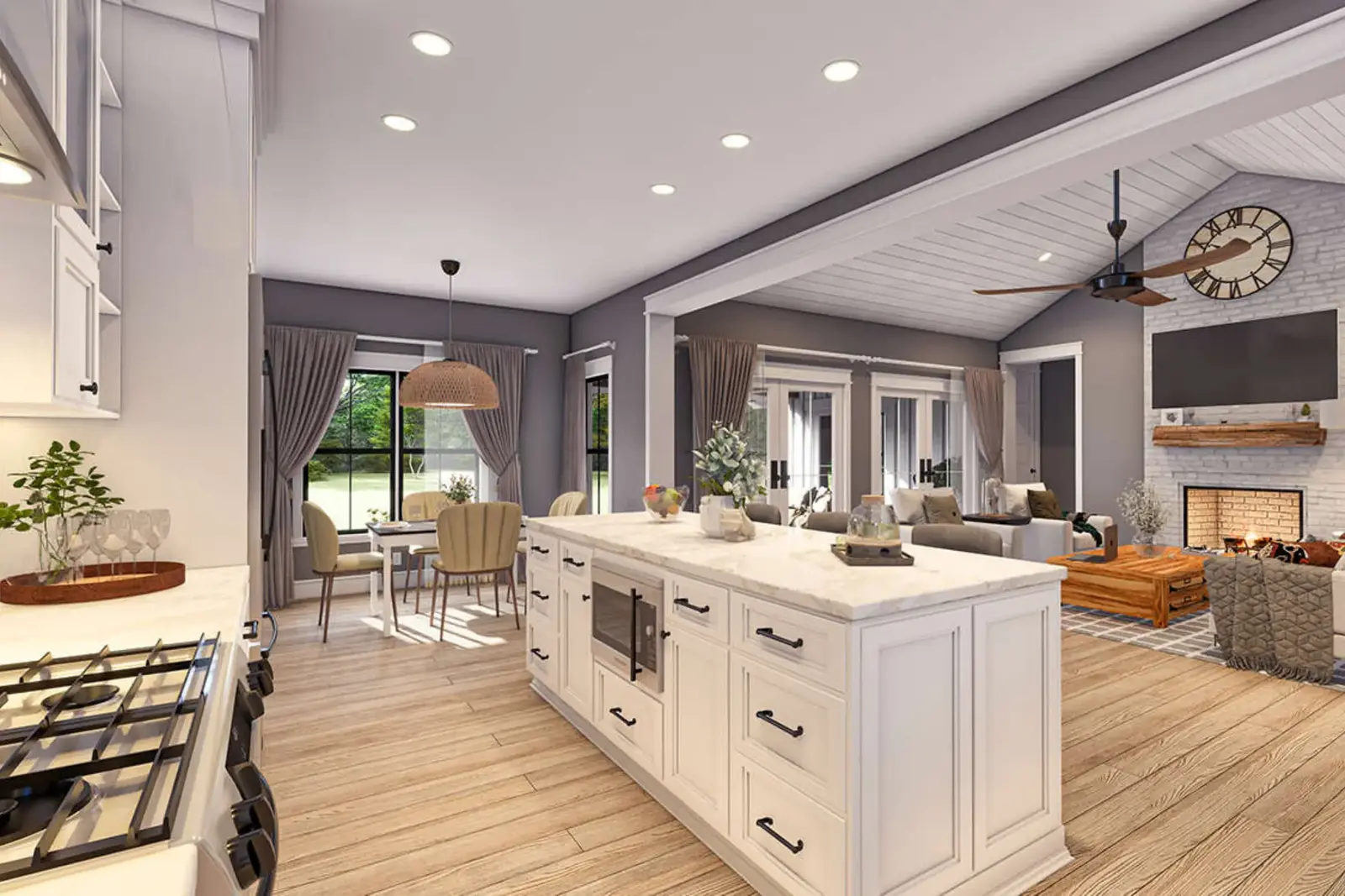 Modern Style Beautiful Duplex with Open Floor Plan