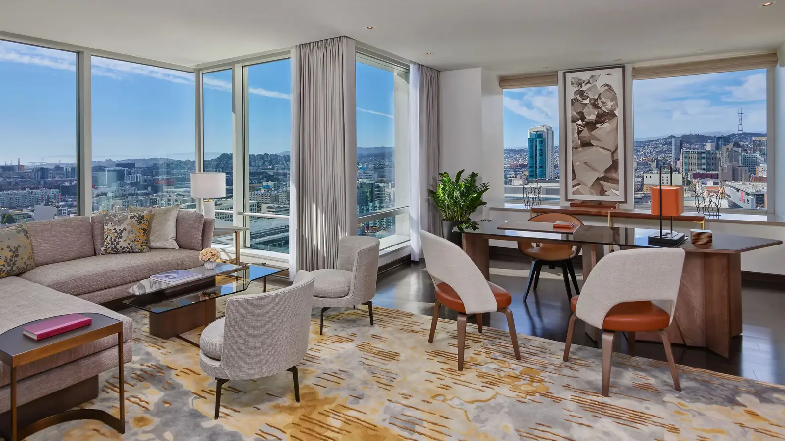 Stylish Executive Office Suite with City Views