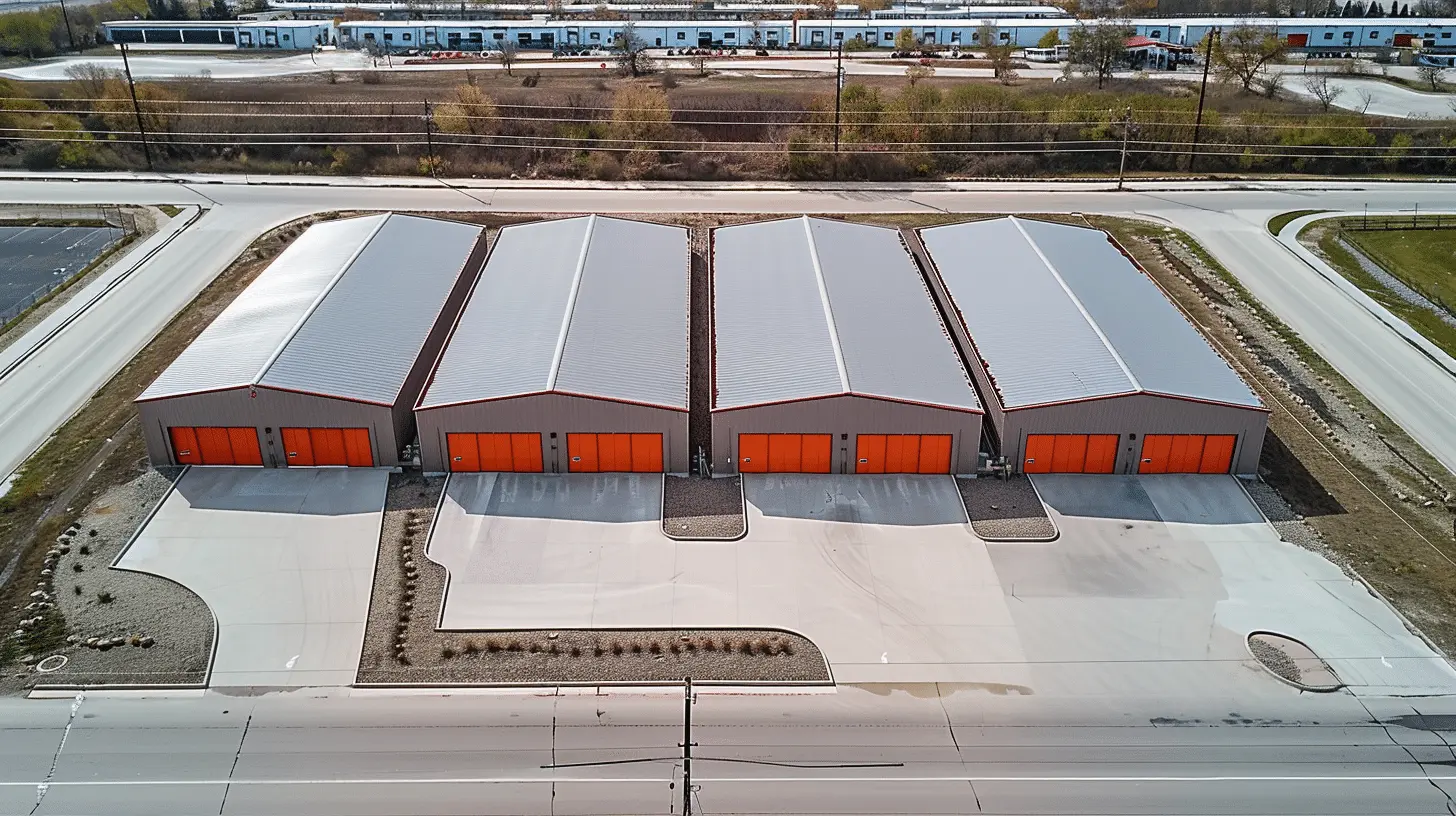Secure Storage Warehouse Facility with Loading Dock