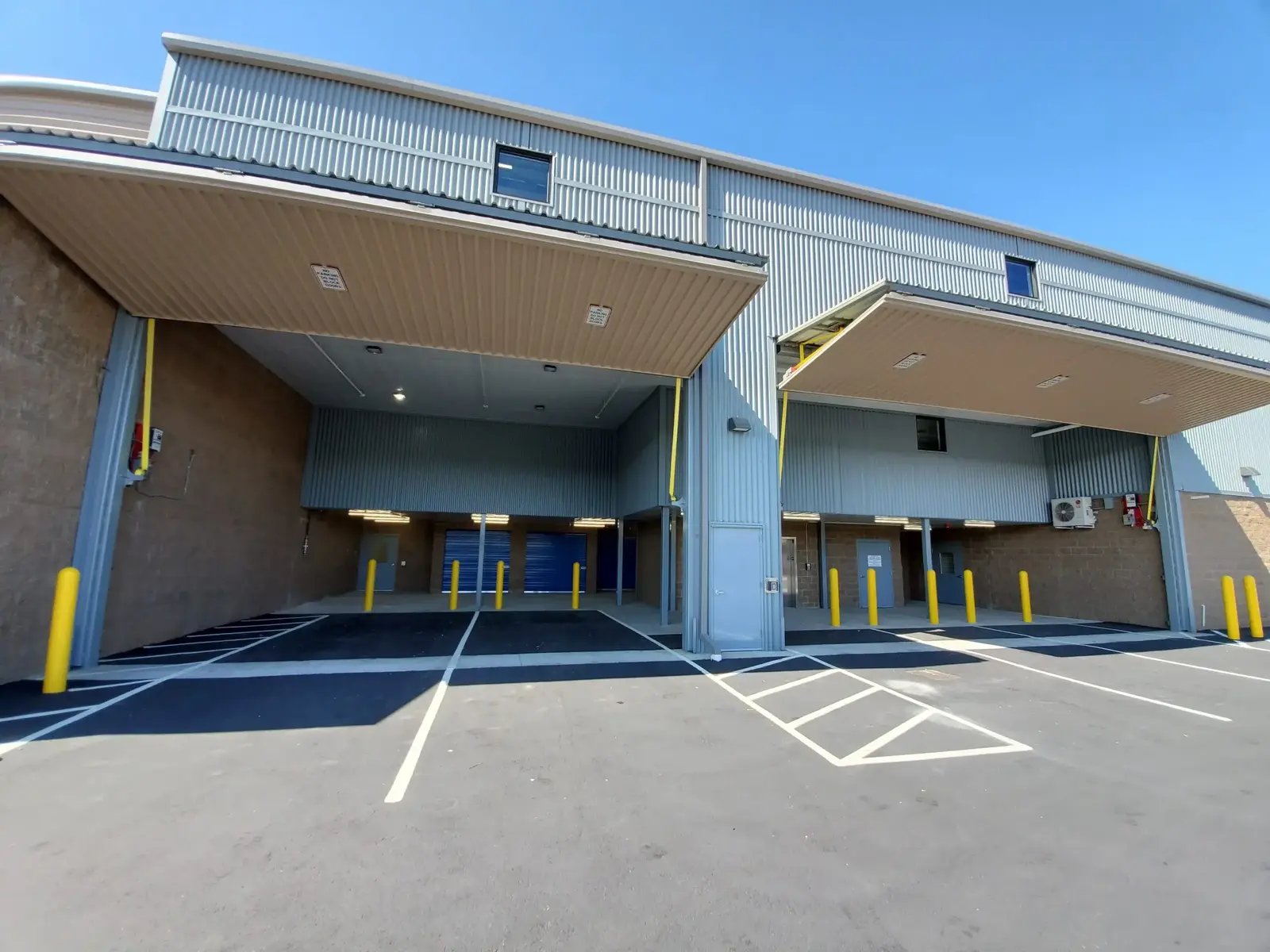 Secure Storage Warehouse Facility with Loading Dock