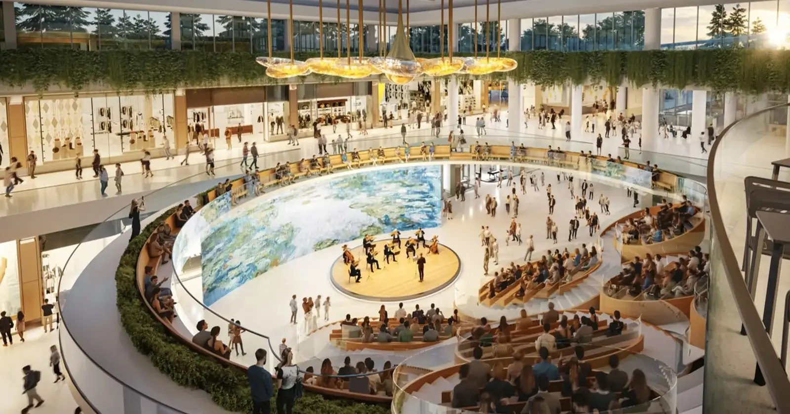 Community Shopping Center Development with Anchor Stores