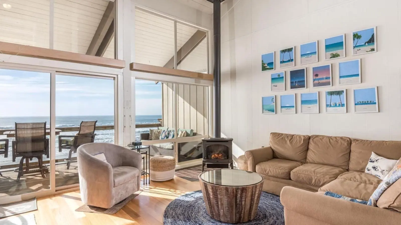 Beachfront Vacation Home with Direct Access to Sand