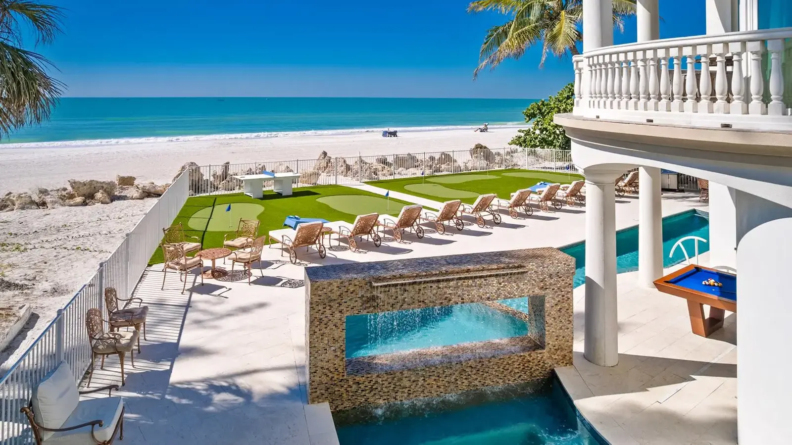 Beachfront Vacation Home with Direct Access to Sand