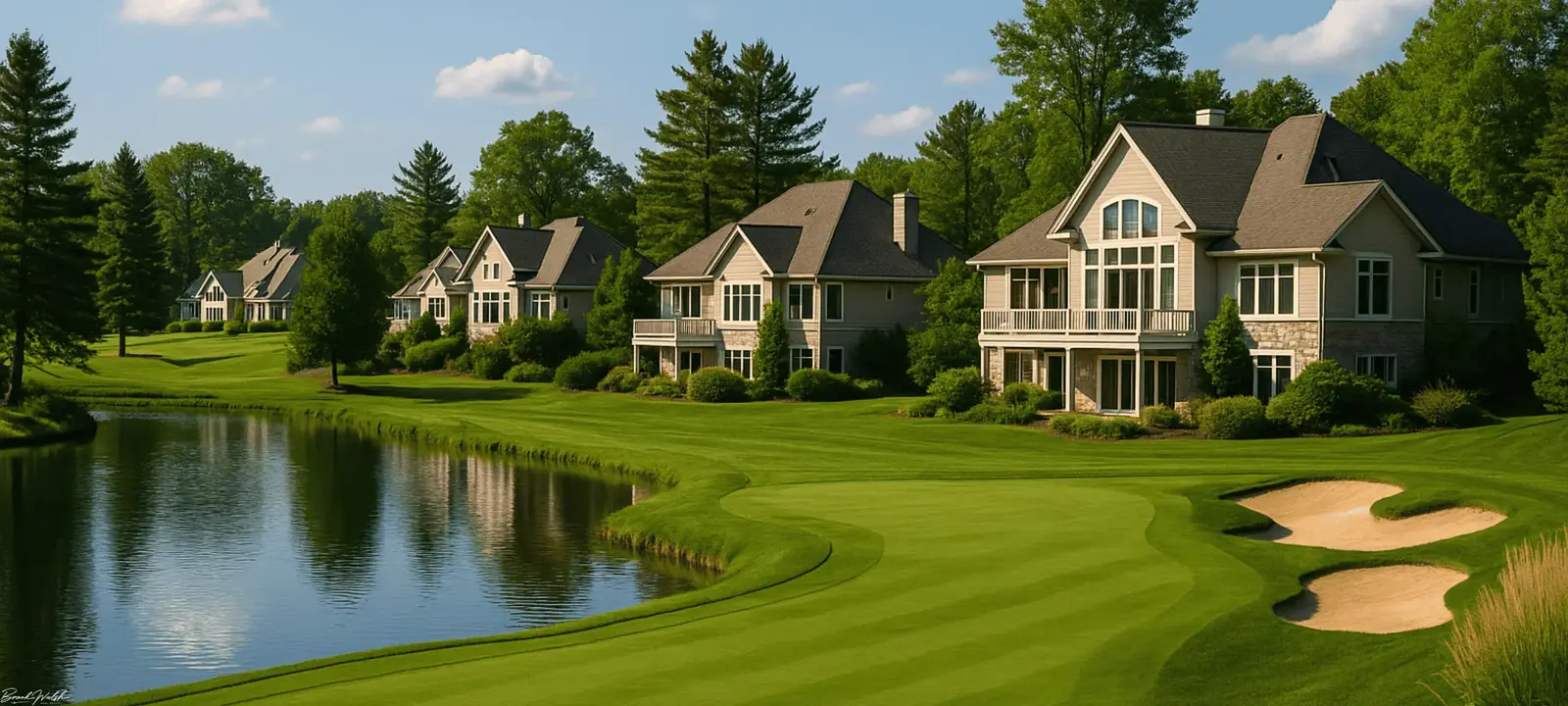 Golf Course Property with Clubhouse and Amenities