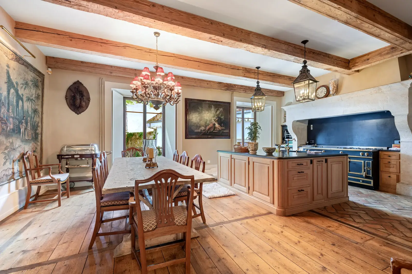 Majestic Oceanfront Castle with Enclosed Wall