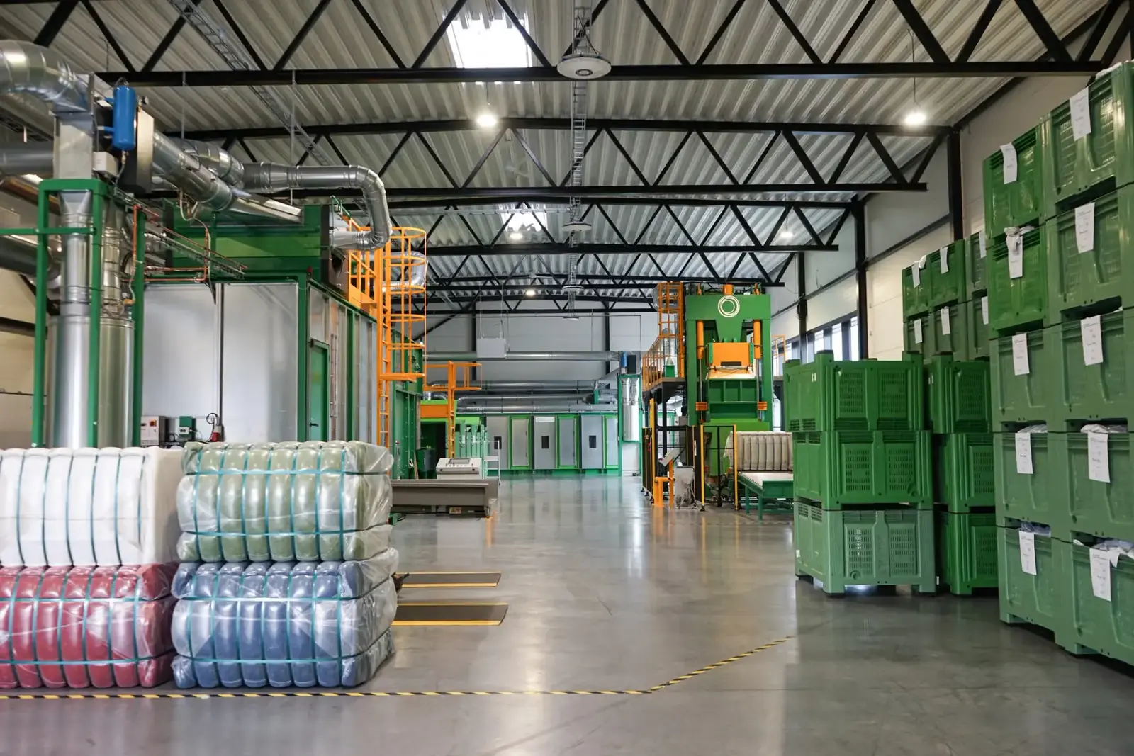 State-of-the-Art Textile Factory with Modern Equipment