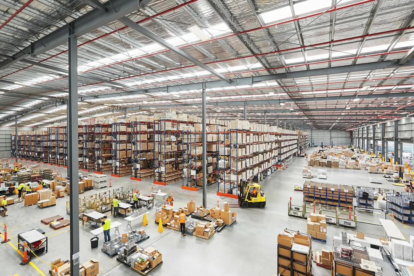 Modern Warehousing and Logistics Space with Multiple Loading Docks