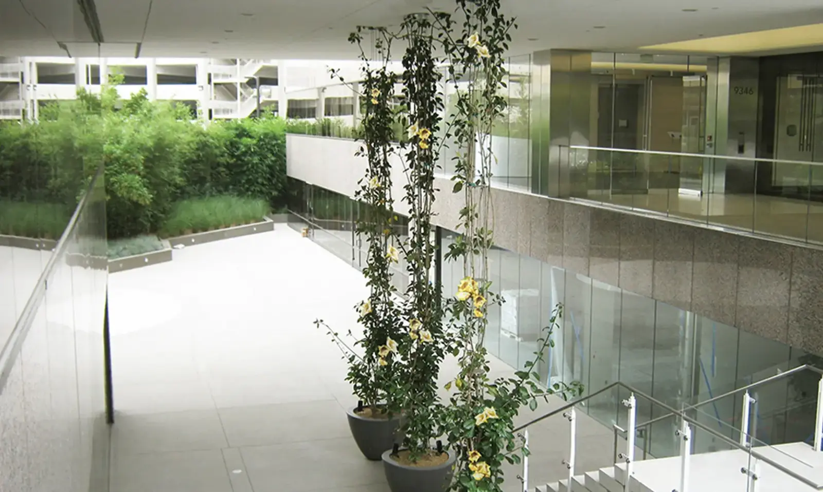 Innovative Civic Center with Green Spaces and Amenities